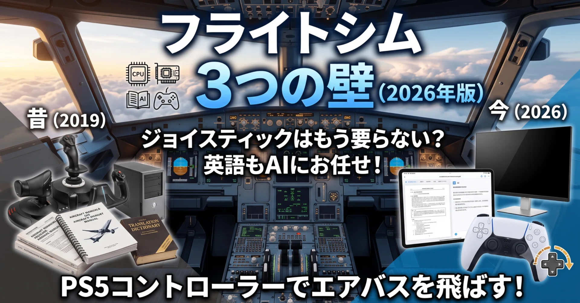 04 フライトシミュレーターのすすめ【遊び方編・3】 〜立ちはだかる「3