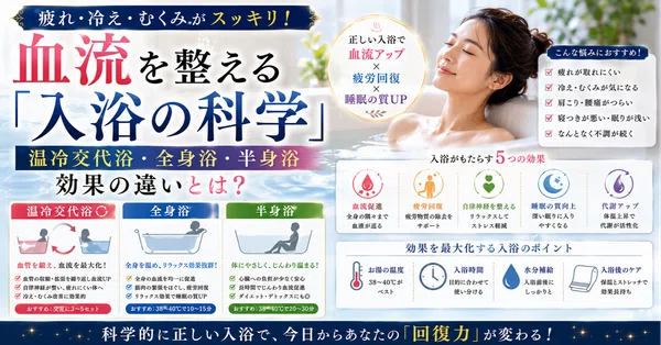 血流を整える入浴の科学