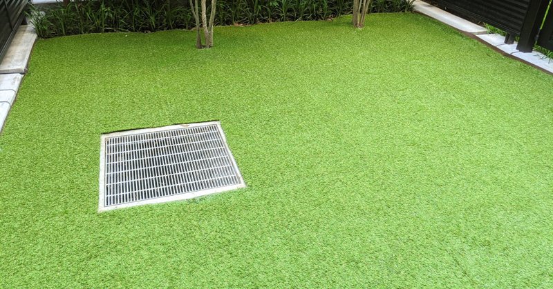 育休中に自宅の庭に人工芝を敷いた Ymsuke Note