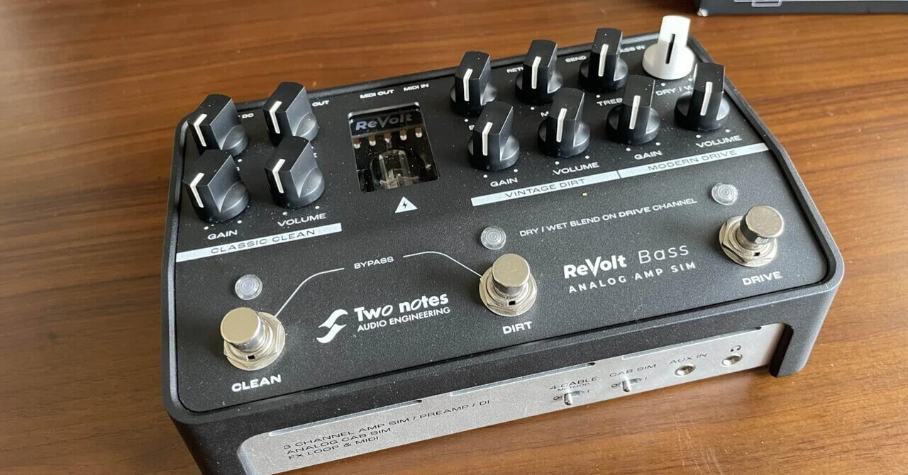Two Notes ReVolt Bassを買ったぞ〜！｜うえだ