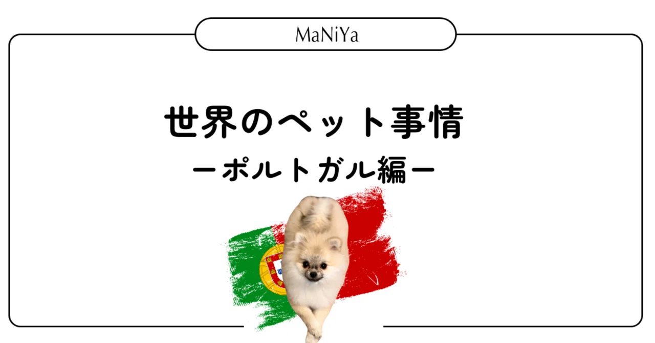 世界のペット事情 #12｜ポルトガル編｜MaNiYa｜全ての人に動物の癒しを??