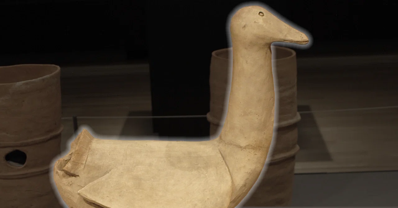 ただ今展示中⑥《水鳥形埴輪》古墳時代・5世紀、東京国立博物館｜毎日