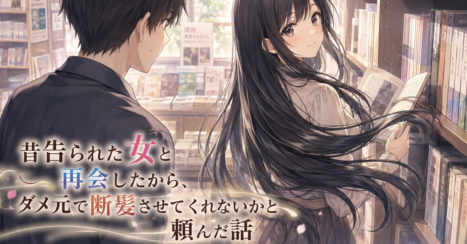 R18【断髪小説】昔告られた女と再会したから、ダメ元で断髪させてくれ