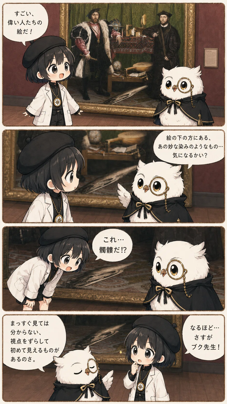 肖像画の足元に、謎の染みが横たわっていた｜メモ魔┃美術品巡り