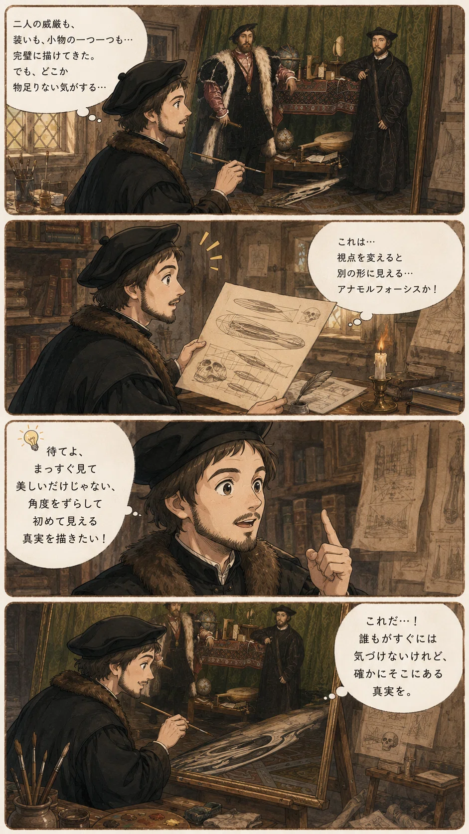 肖像画の足元に、謎の染みが横たわっていた｜メモ魔┃美術品巡り