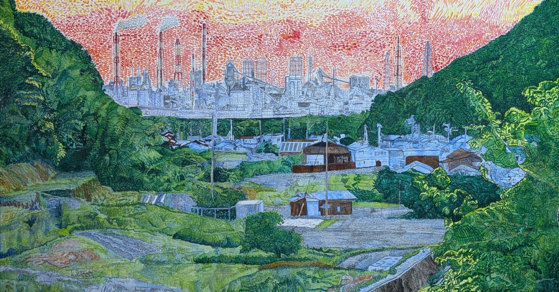 Step80】「交錯」油彩画｜瑞島 魁祐（みずしま かいゆう）