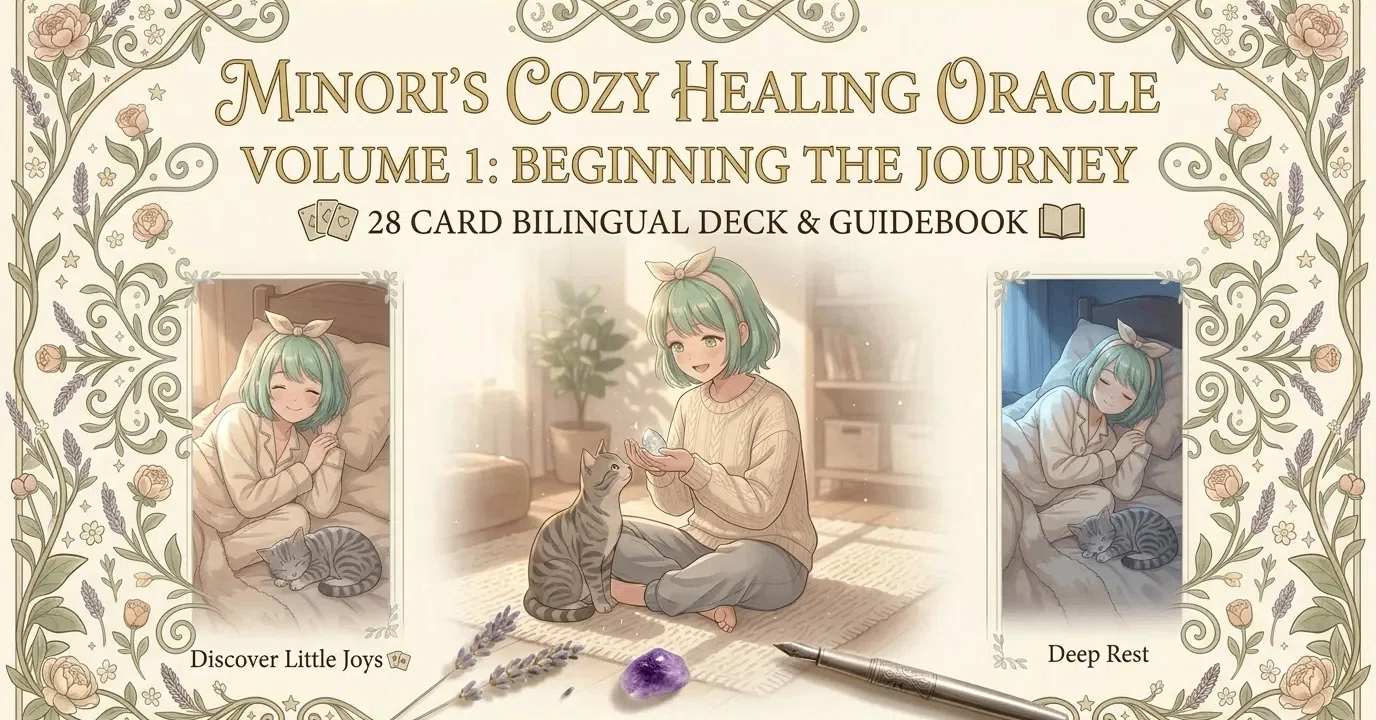 新作】ArtWhiz看板キャラ「みのりちゃん」の本格オラクルカード＆専用