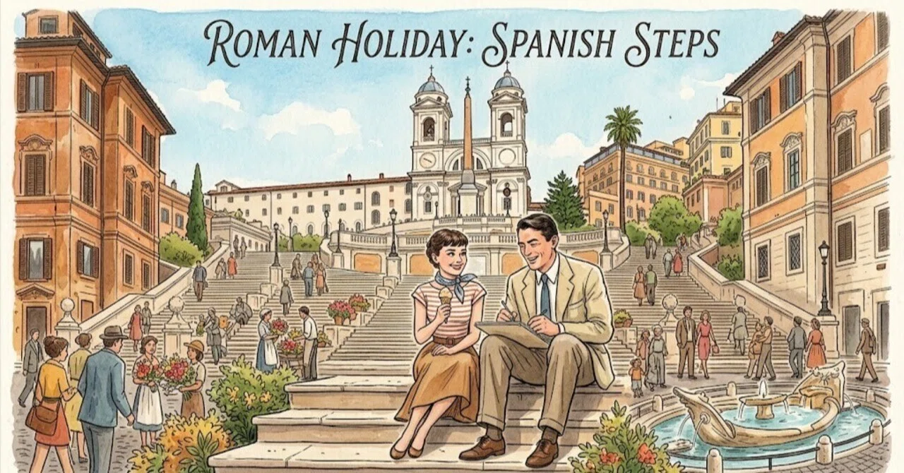 シニア夫婦のイタリア旅行記（6日目）スペイン階段｜maru