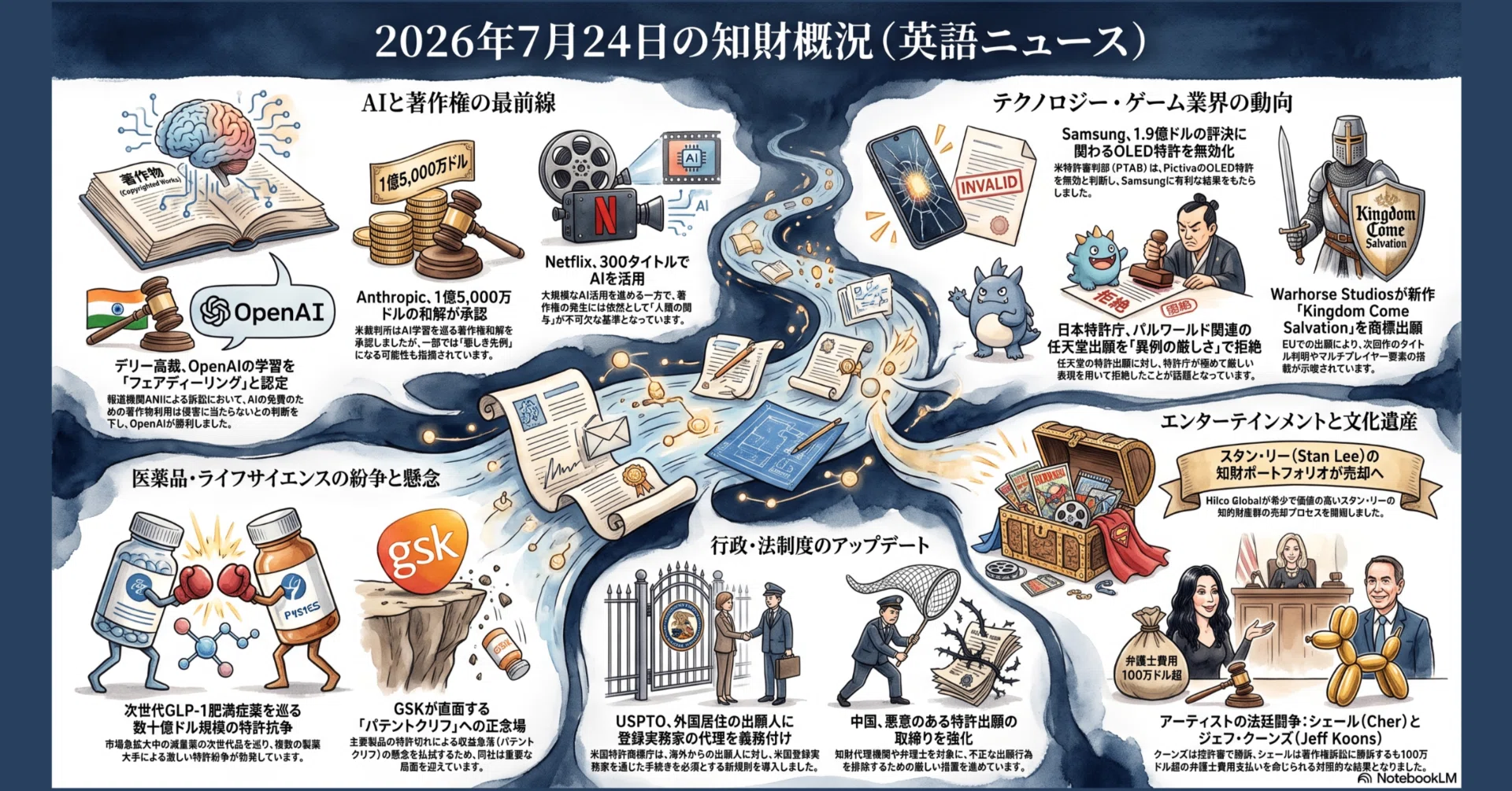 パテサロデイリー【昨日の英語知財ニュース】 2026年7月25日号