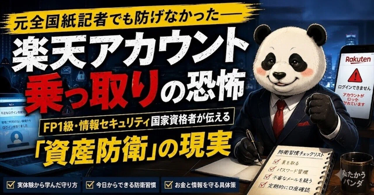 楽天 アカウント乗っ取り 対応