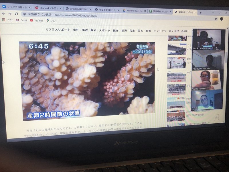 サイパンの珊瑚の産卵観察プロジェクト 第3話 会議室より Sakura Marine の Akari Note サイパンの珊瑚の産卵観察プロジェクト 第3話 会議室より Sakura Marine の Akari Note