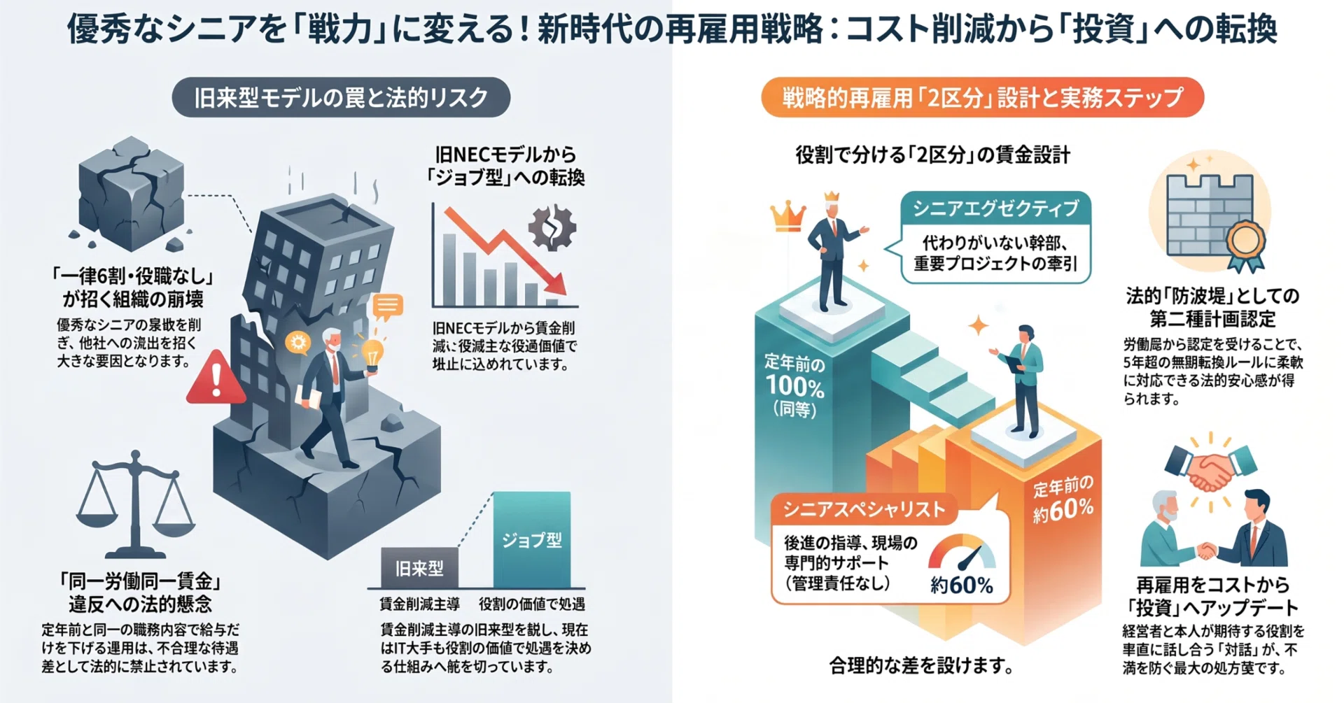 嘱託社員という「思考停止」から脱却せよ ―― 優秀なシニアを「戦力」に