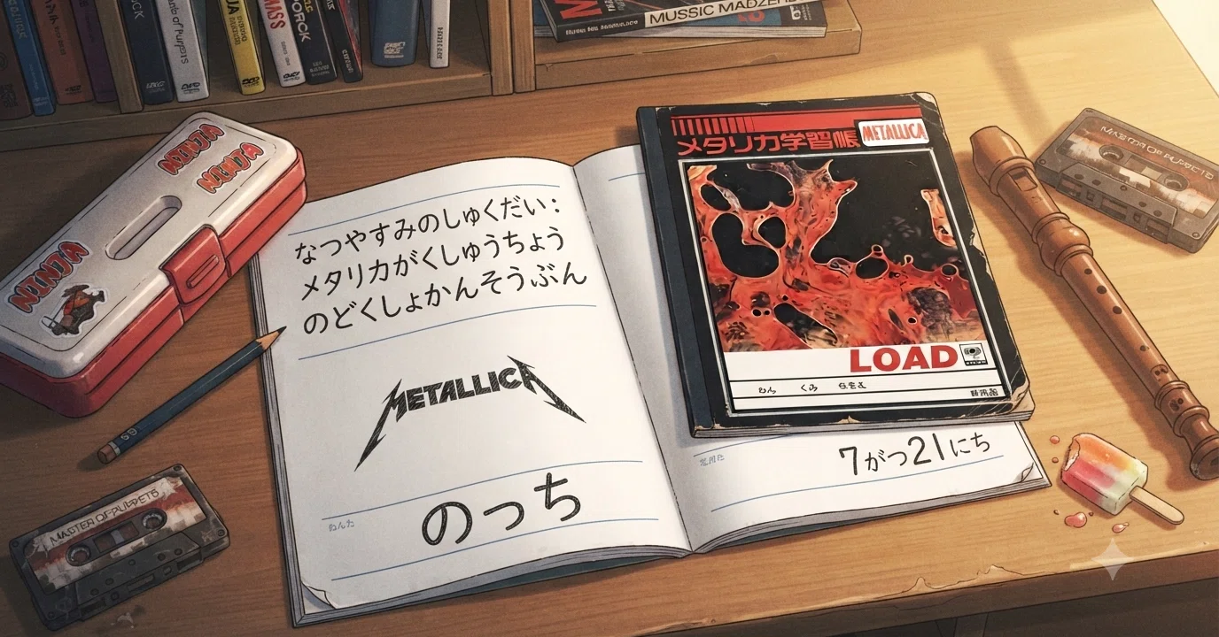 LLICA メタリカ学習帳 Official Lサイズ メタリカ学習帳』の読書感想文を