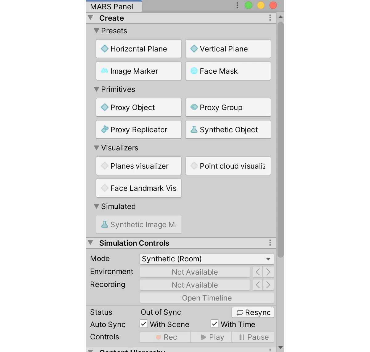 Unity MARS 1.0 入門 (1)｜npaka