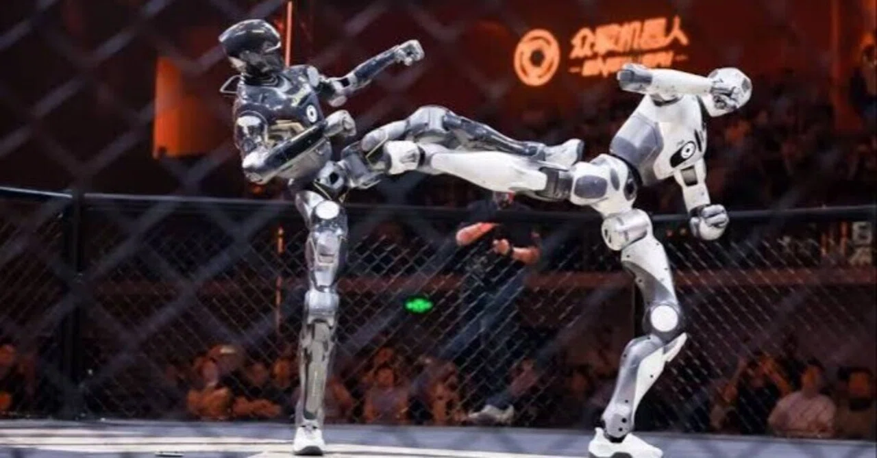 Why did the crowd go wild even when a robot's head was blown off? The ...