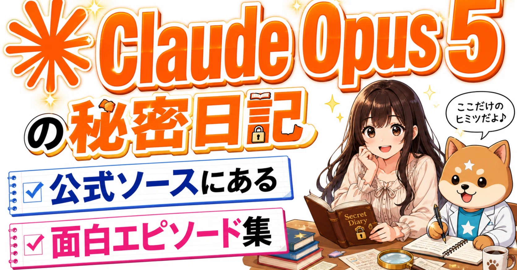 Claude Opus 5の秘密日記 ― 公式ソースにある面白エピソード集｜佐藤