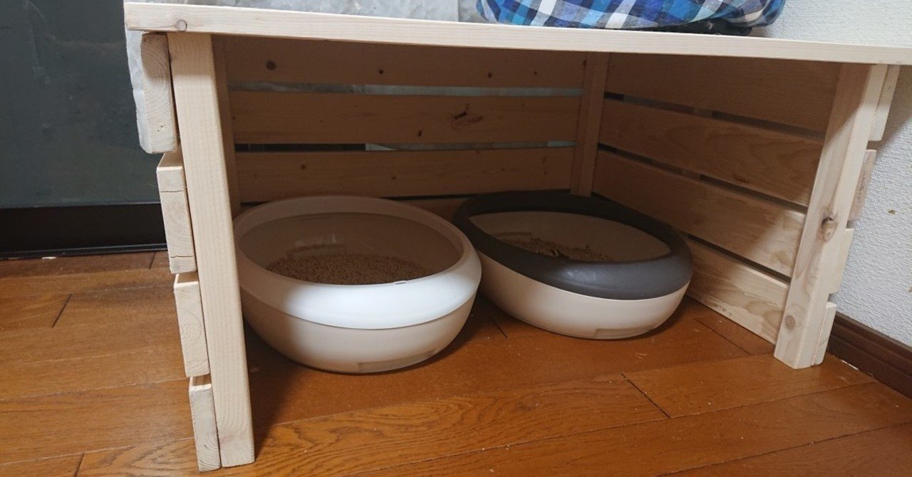猫トイレのカバー兼日向ぼっこ用デッキとキャットタワーの爪とぎの交換をしてみました キャットハウスまいける Note