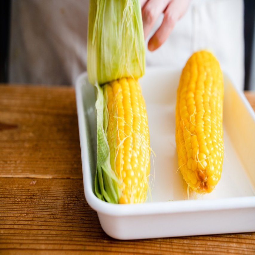 焼きとうもろこしのパルミジャーノがけ Reizoko Ni Almonde 冷蔵庫にあるもんで Note