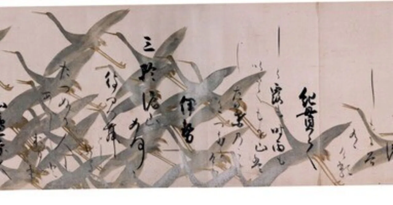 動き出す「鶴下絵三十六歌仙和歌巻」 本阿弥光悦・俵屋宗達 その三