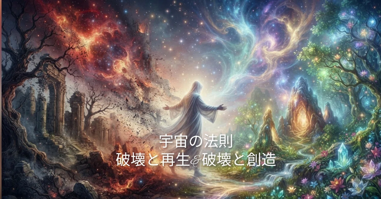 宇宙の法則〜破壊と再生&破壊と創造🌙｜miccie_lumina_soul239