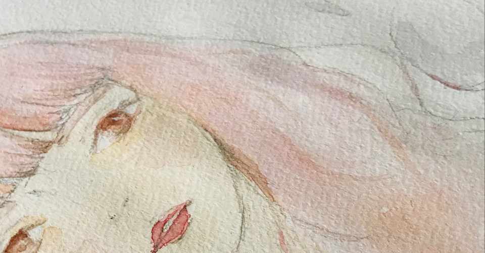 女の子 水彩画 かなざわ Note