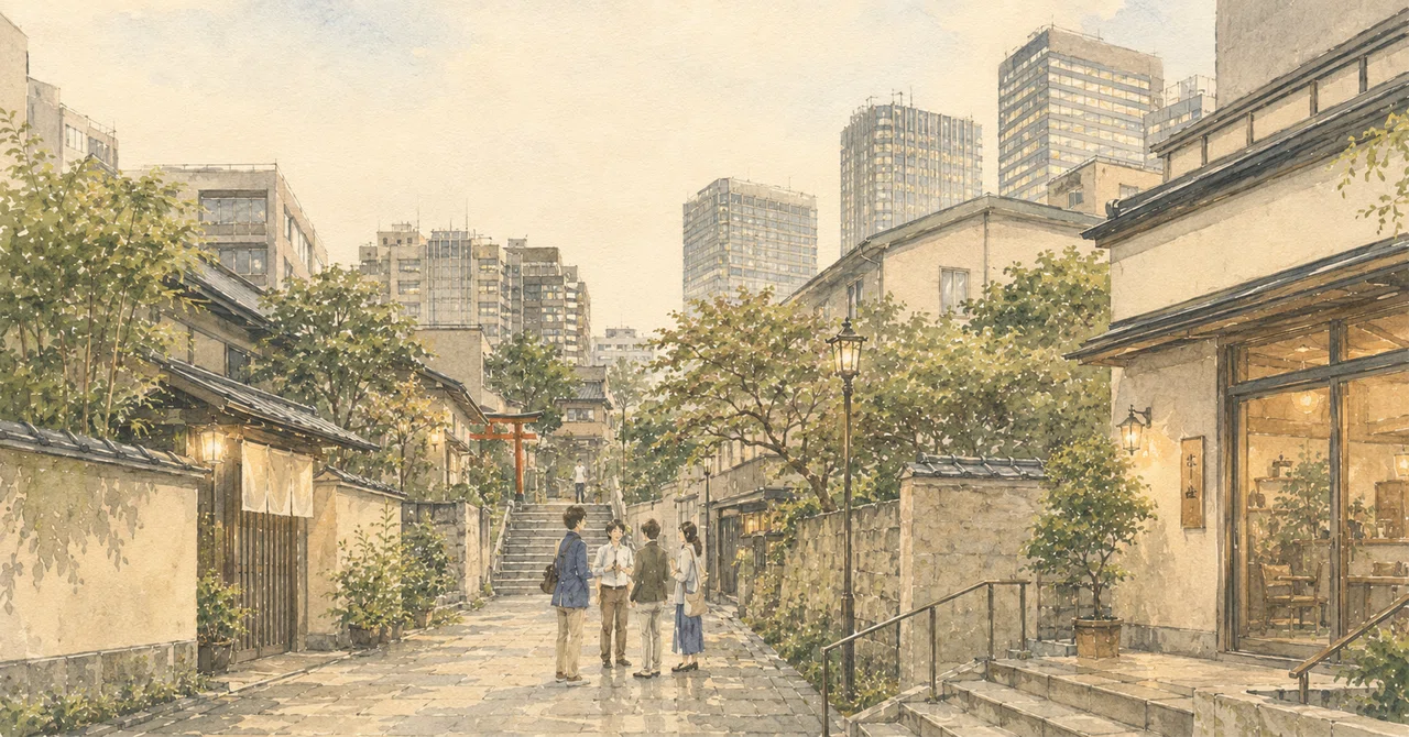 赤坂の様子