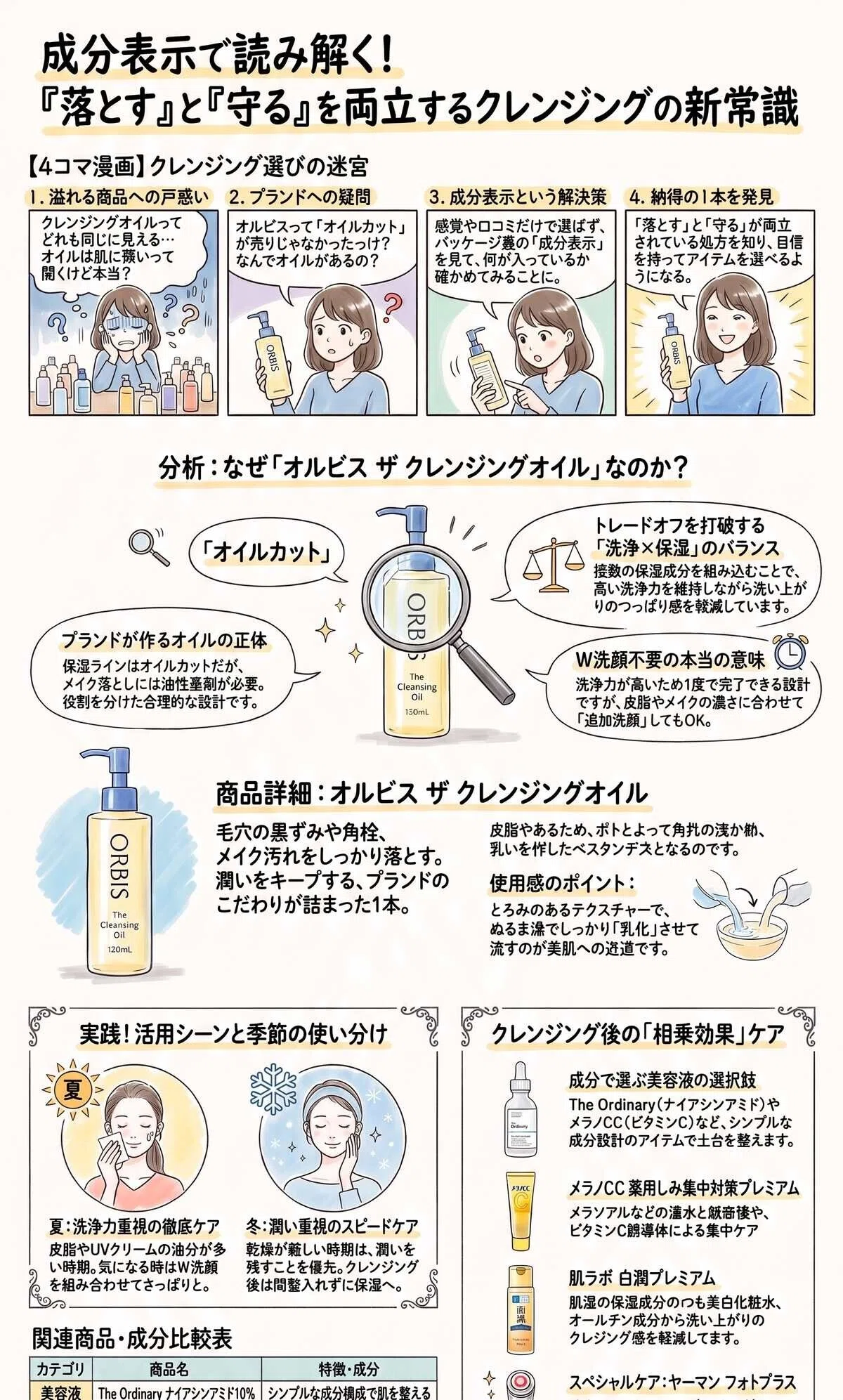 オルビス ザの要点をまとめたインフォグラフィック