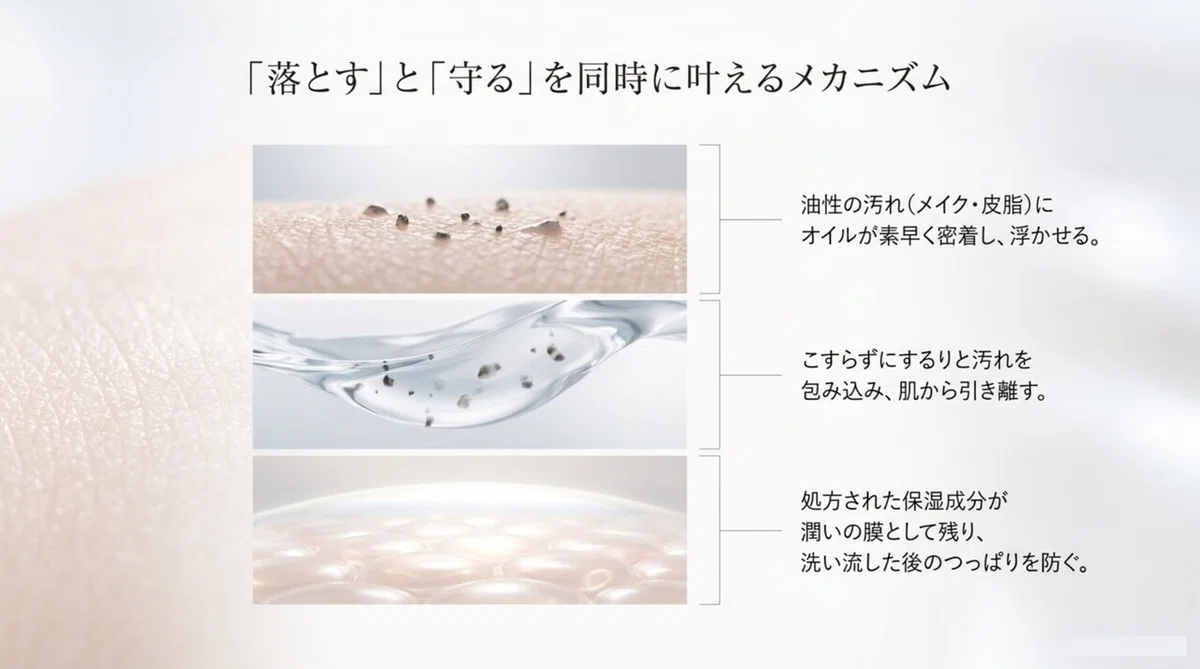 オルビス ザ:『オイルカット』というブランドの考え方との関係の図解
