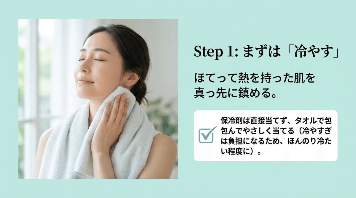 記録的猛暑:まずは「冷やす」──熱を持った肌をしずめる