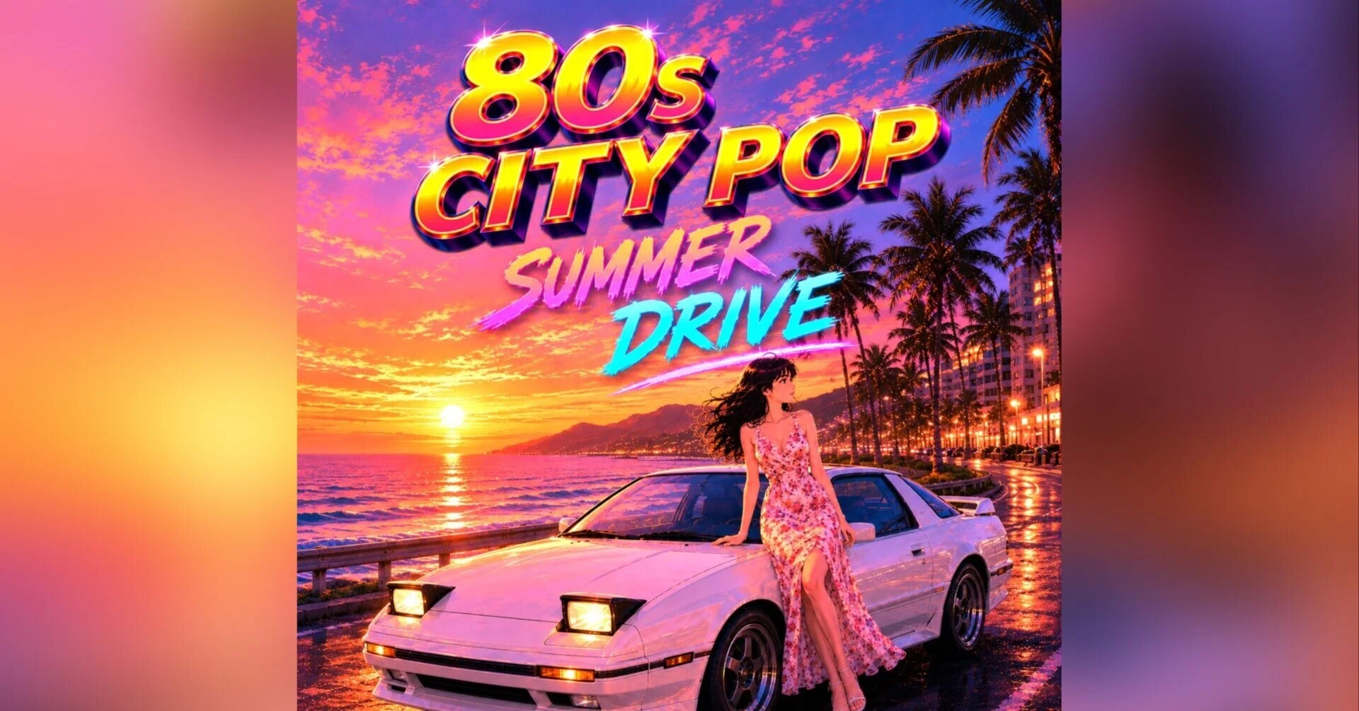 配信中🎧】アルバム『Japanese 80s City Pop Summer Drive 』リリース