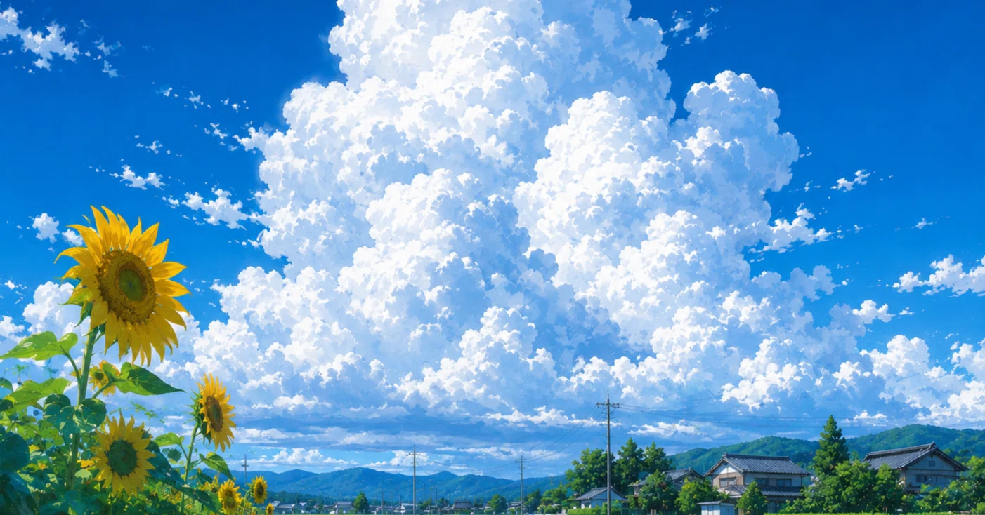 空を見上げると、そこには大きな入道雲があった｜Hirockn