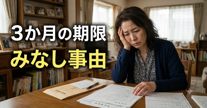 「うっかり」で相続放棄ができなくなる!?3か月の期限と気をつけたい落とし穴
