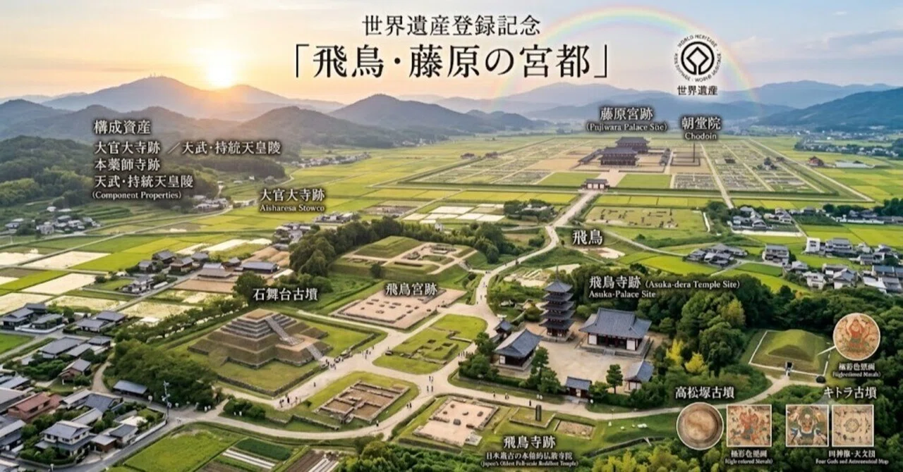 新しい世界遺産「飛鳥・藤原の宮都」と日本人の信仰はどう関連するのか