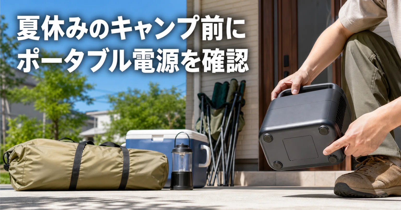 夏休みのキャンプ前に確認を。ポータブル電源の火災公表とリコール