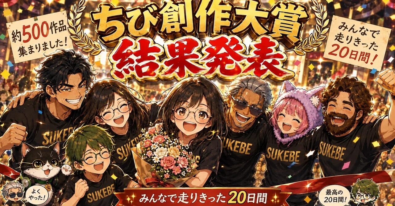 chibi（感謝）/9 Chibi Creative Awards Results Announcement | With Gratitude for