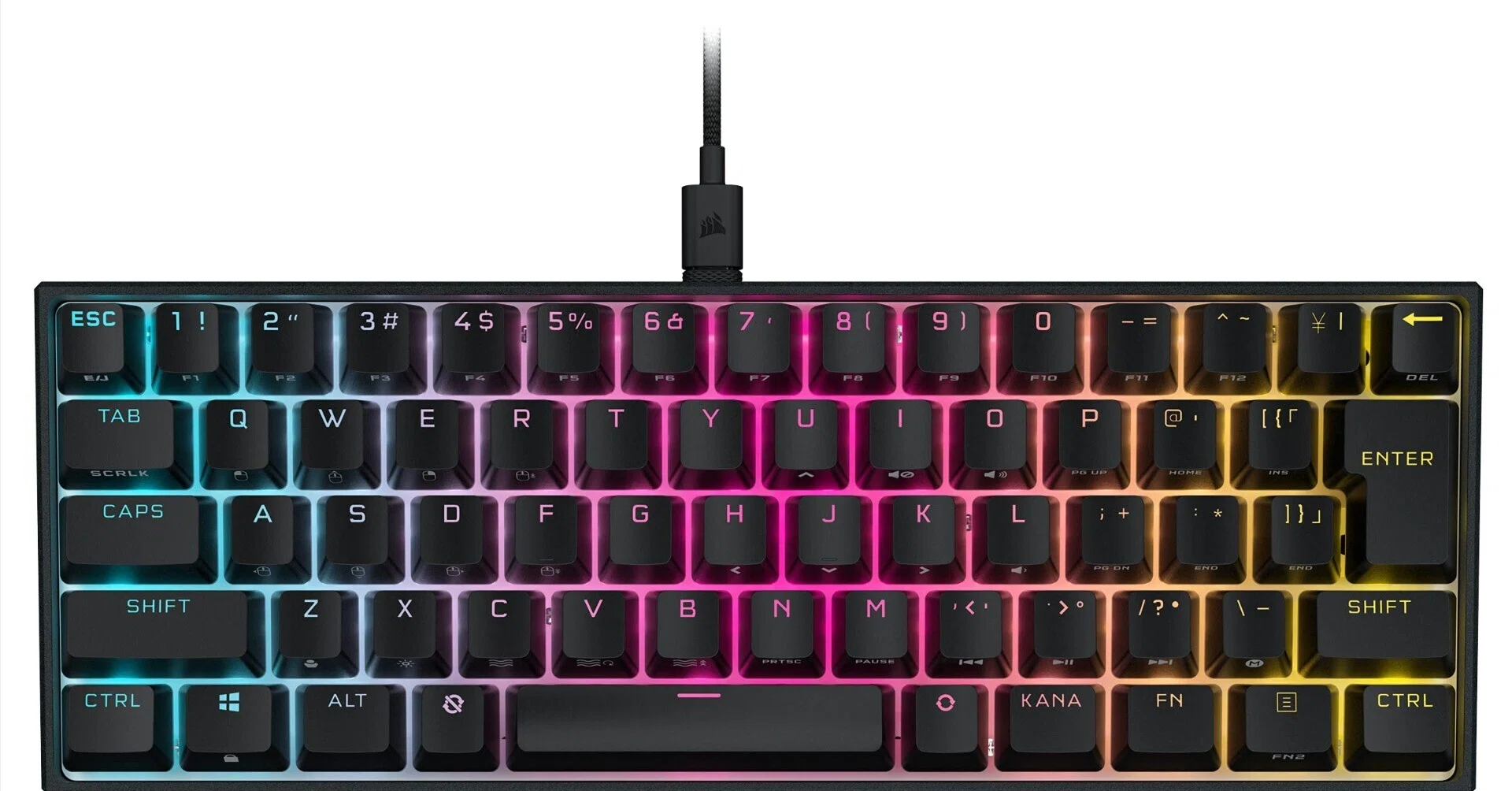 CORSAIR K65 RGB MINI レビュー｜60%サイズと高速入力を重視する人向け