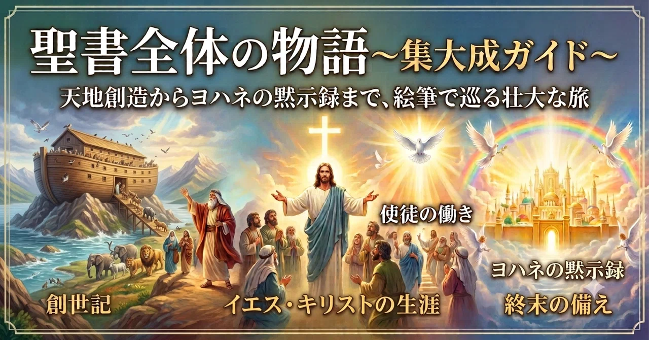 絵筆で巡る 聖書全体の物語』〜天地創造からヨハネの黙示録まで