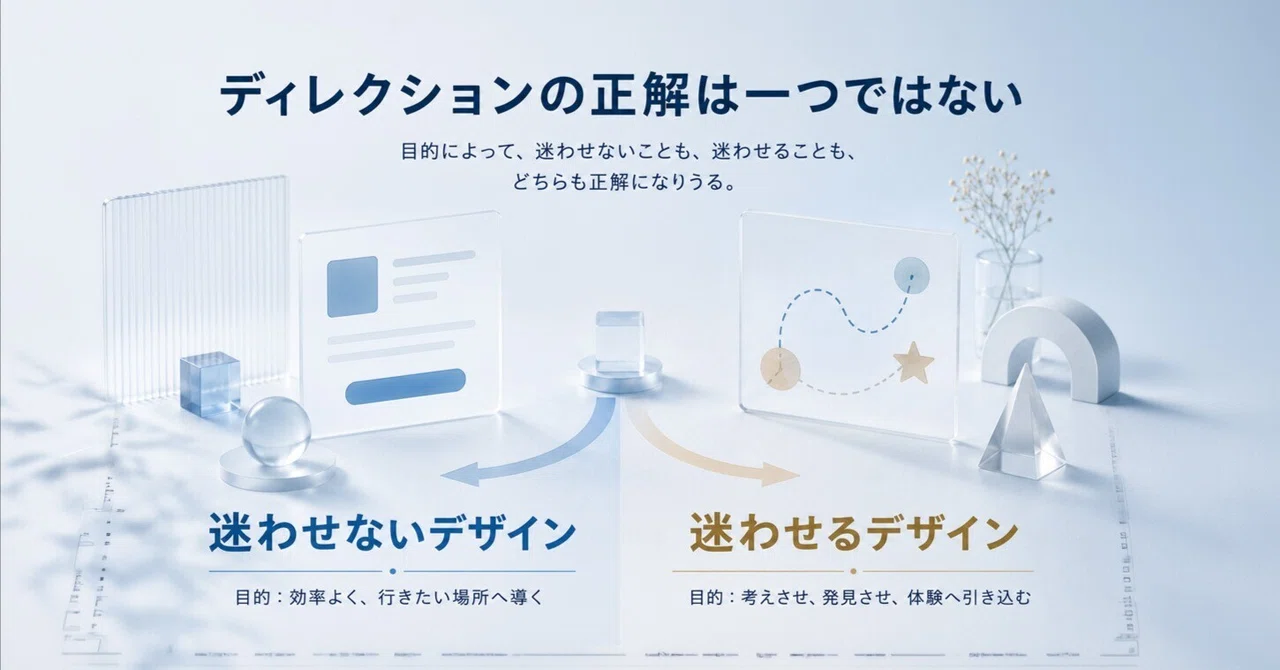 AIのUI画面について書いていたら、ディレクションの本質に戻った