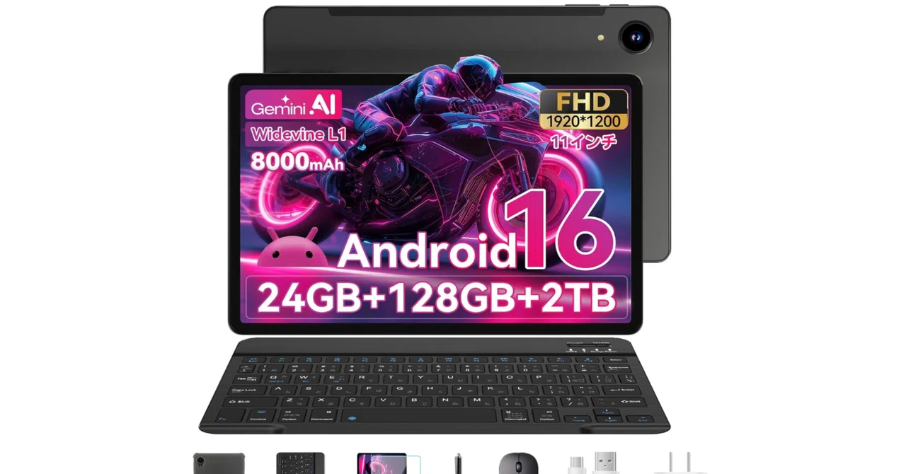 Headwolf WPad7 徹底解説|Android 16タブレット11インチ・T615 8コア