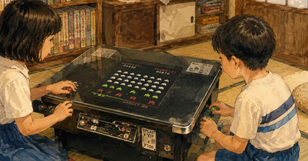 100円玉のいらないインベーダーゲーム｜昭和ゆかり