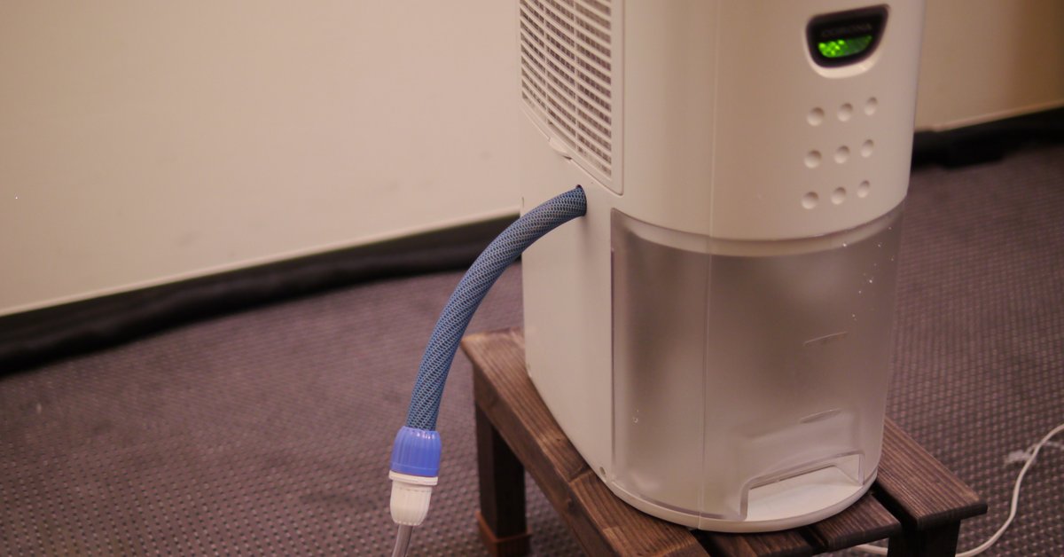 コロナ製の除湿機で連続排水を実現（手順の写真いっぱい｜Ryo Kimura 