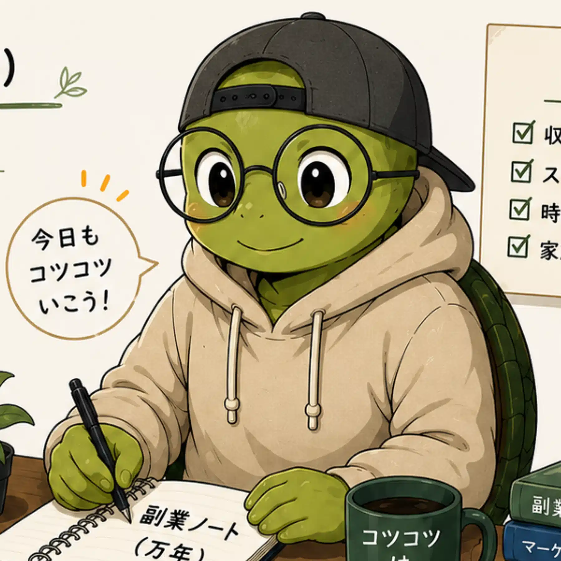 亀太郎🐢今日もコツコツ