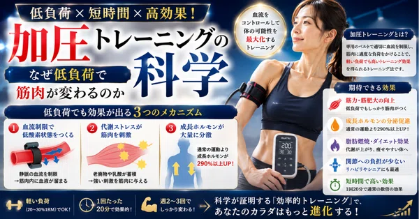 加圧トレーニングの科学