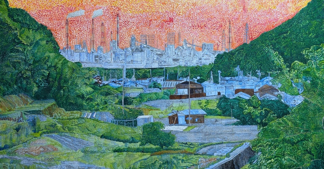 Step86】「交錯」油彩画｜瑞島 魁祐（みずしま かいゆう）