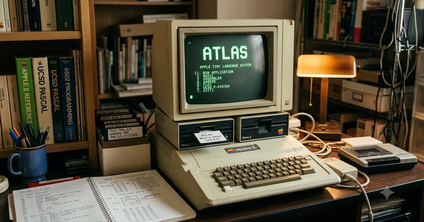 Apple][時代に自作した「幻の統合環境 ATLAS」の思い出｜kzn