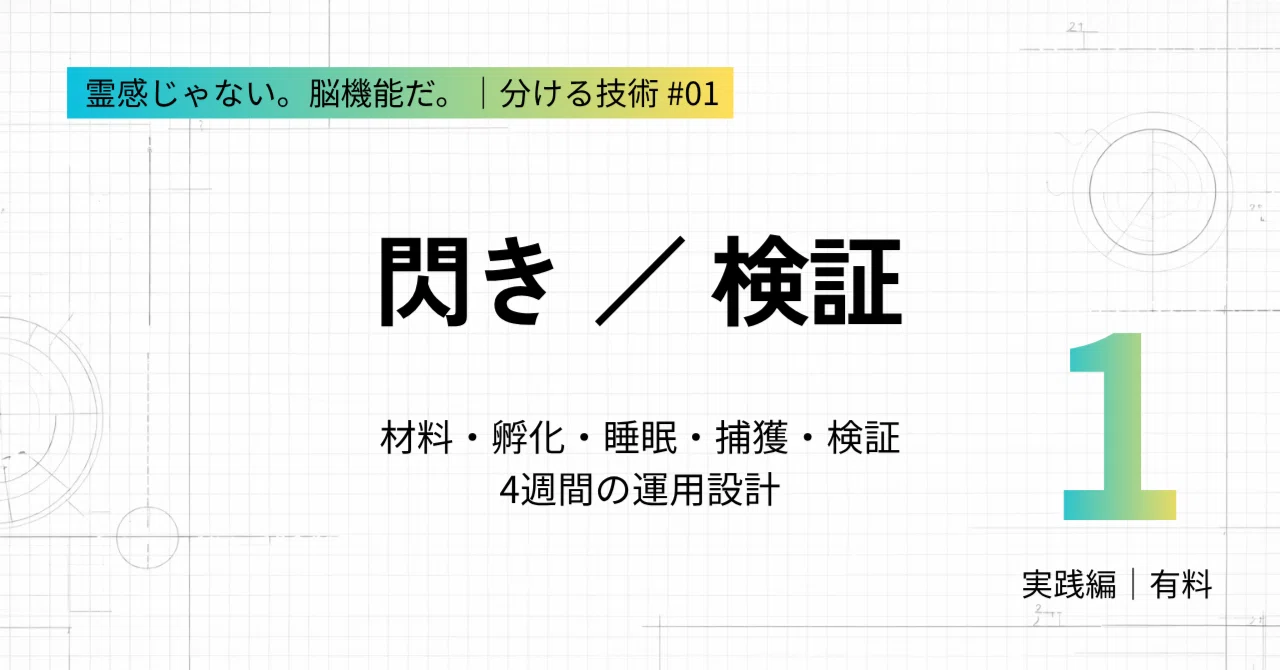 【The Art of Categorization Part 1: Practice】 A 4-Week Operational ...