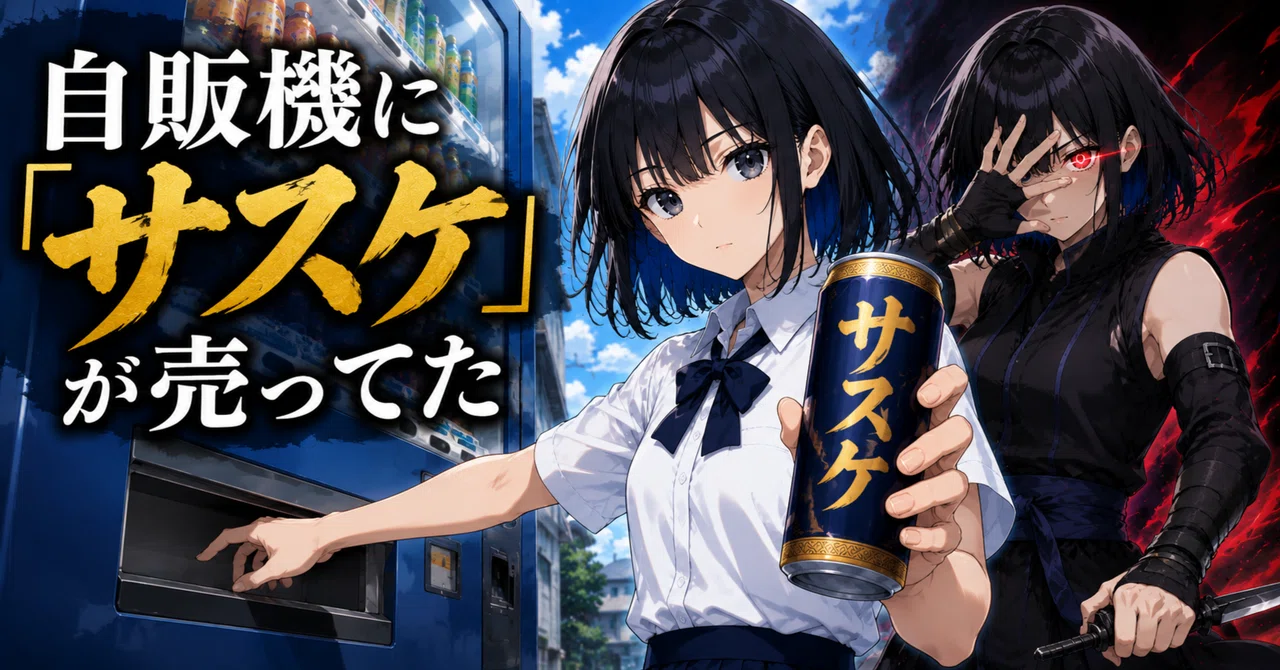 自販機に「サスケ」が売ってた｜AIアニメ（ChatGPT×Seedance2.0×Claude