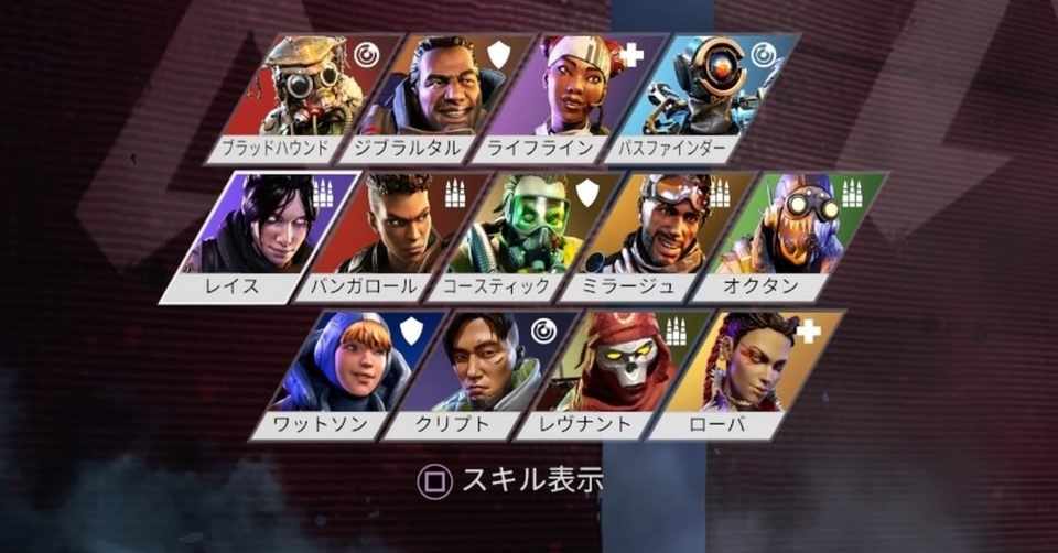 Apex Legends ランクマッチでのレジェンド評価 S5 Split2 Touya Note