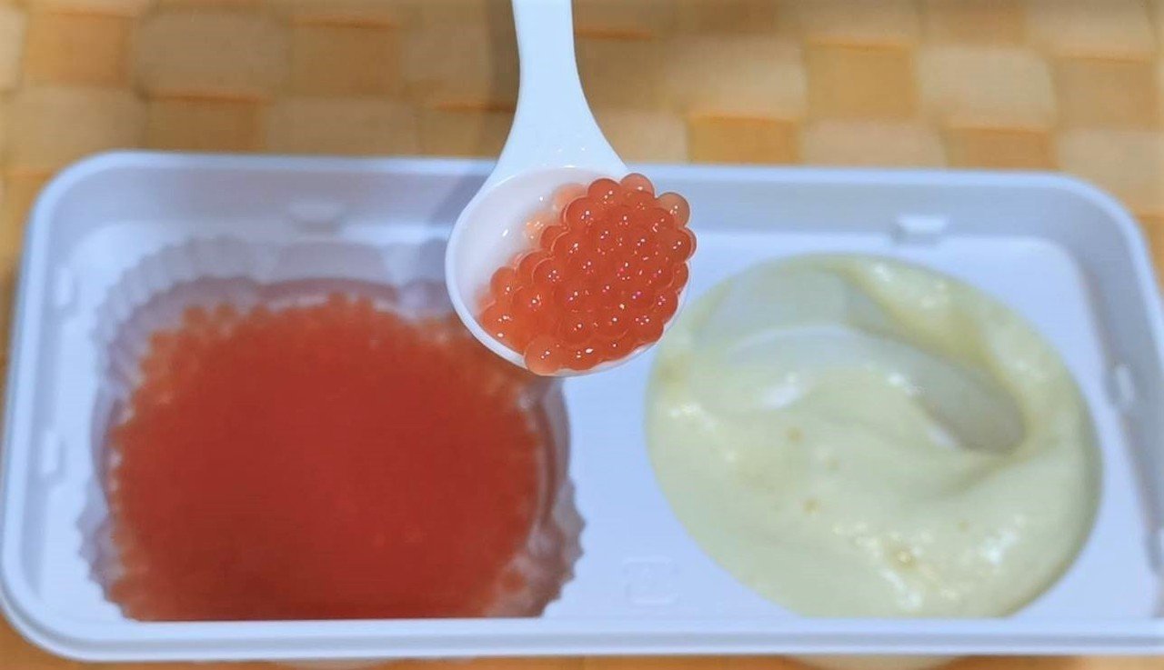 知育菓子で人工イクラ作り Gelate ジェレイト Note