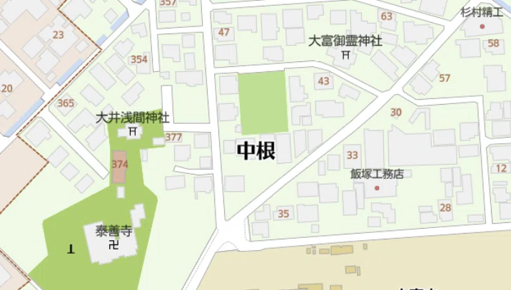 焼津市中根